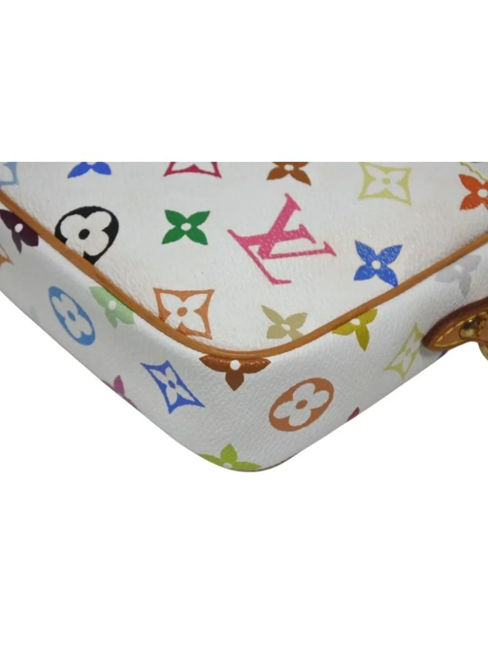 Louis Vuitton Shoulder Bag Lift Blanc Monogram Multicolor Gold